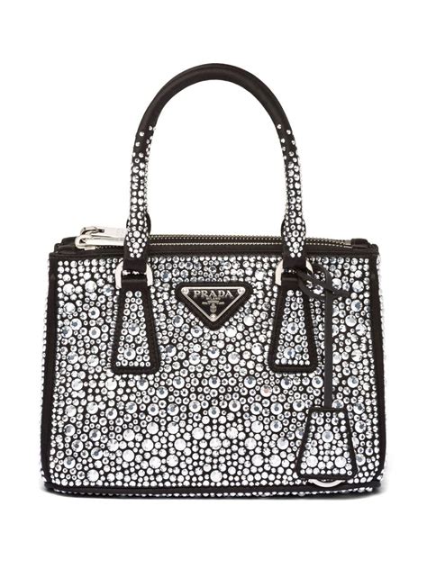 prada crystal bags|Prada embellished bag.